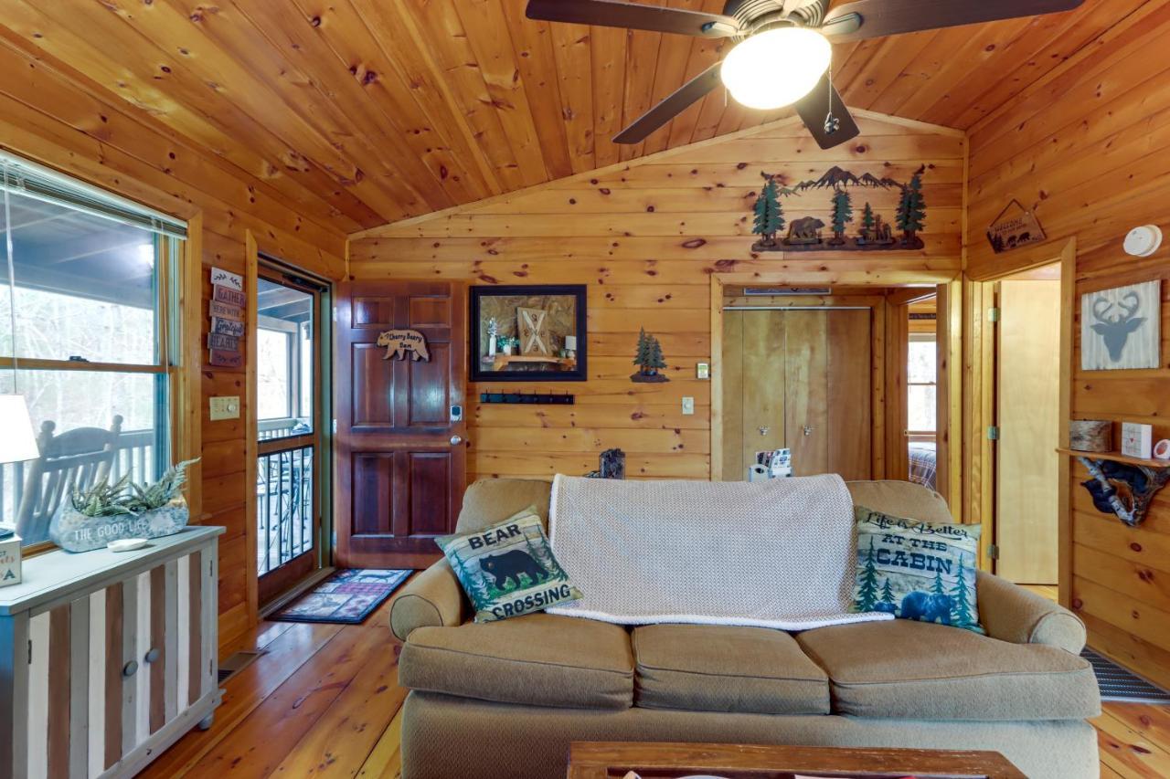 Blue Ridge Cozy Cabin In The Woods With Hot Tub! Luaran gambar