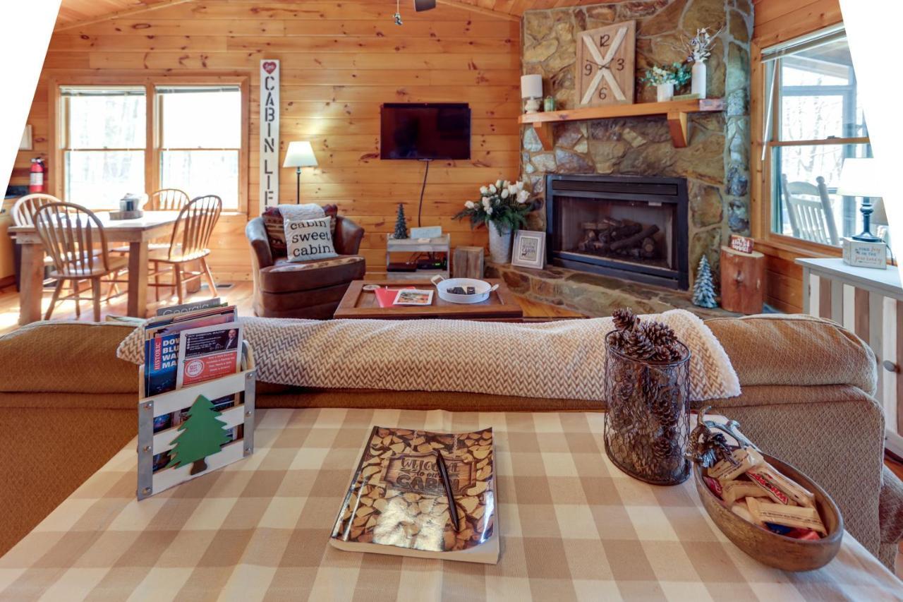 Blue Ridge Cozy Cabin In The Woods With Hot Tub! Luaran gambar