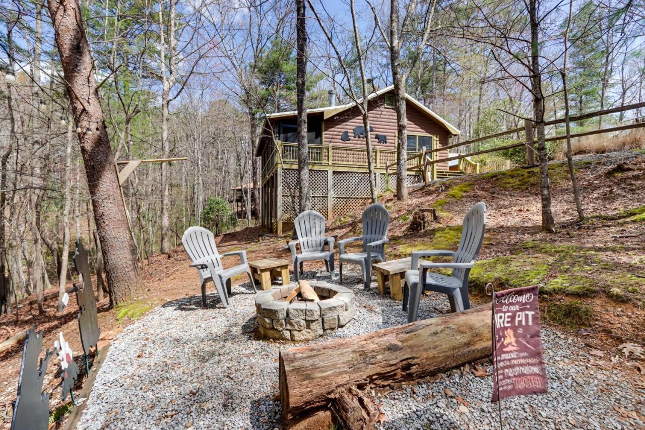 Blue Ridge Cozy Cabin In The Woods With Hot Tub! Luaran gambar