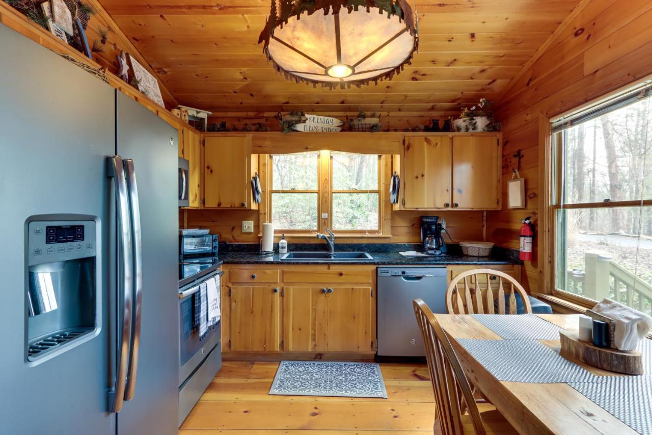 Blue Ridge Cozy Cabin In The Woods With Hot Tub! Luaran gambar