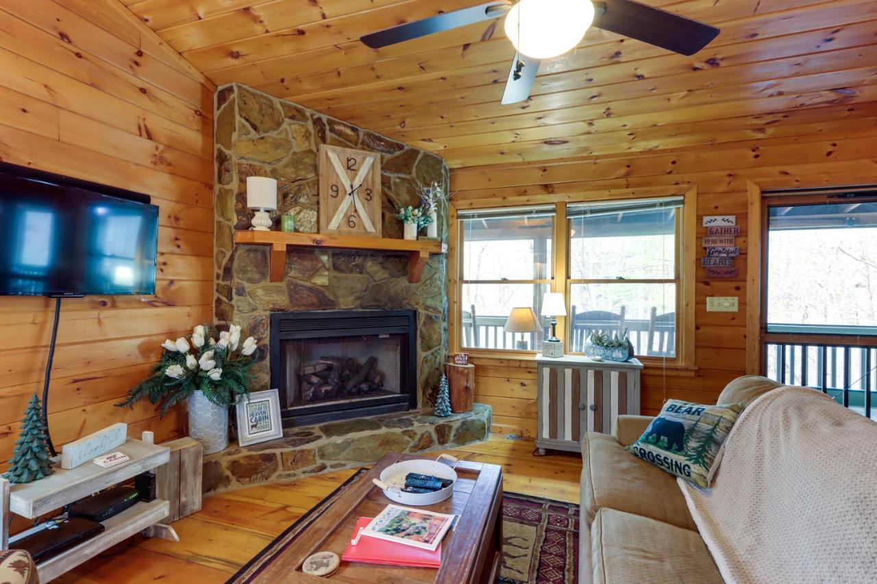 Blue Ridge Cozy Cabin In The Woods With Hot Tub! Luaran gambar