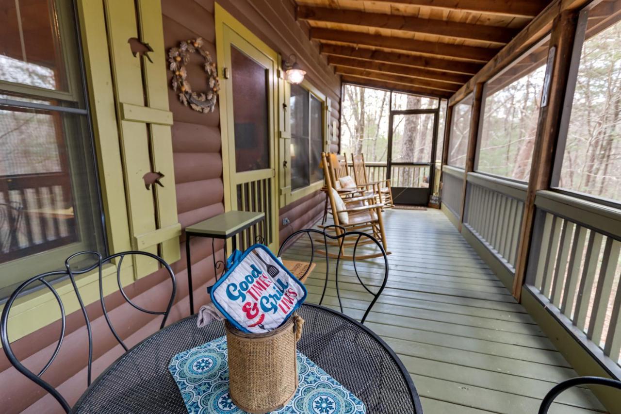 Blue Ridge Cozy Cabin In The Woods With Hot Tub! Luaran gambar